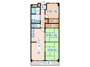 ポラリスビルの物件間取画像